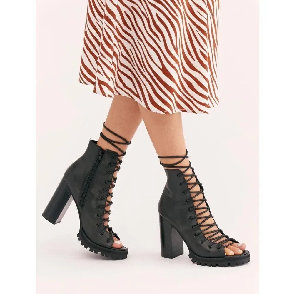Free People x Jeffrey Campbell Palermo Heels